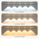 Luminária  LED com Sensor De Movimento Luz Recarregável USB