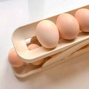 Kit 2 Porta Ovos Suporte 2 Andares Rolante Para Ovos Dispenser Armazena