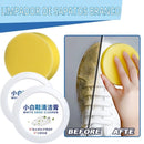 Limpador de Tênis Branco + Esponja /Sapatos Cuidados De Limpeza Creme Sujeira Branqueador De Manchas 120 G