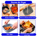 Kit 2 Forma de Silicone Air Fryer Grande