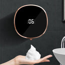 Dispensador Automático Inteligente de Sabão Montado Na Parede Sem Furos USB Recarregável 280ML